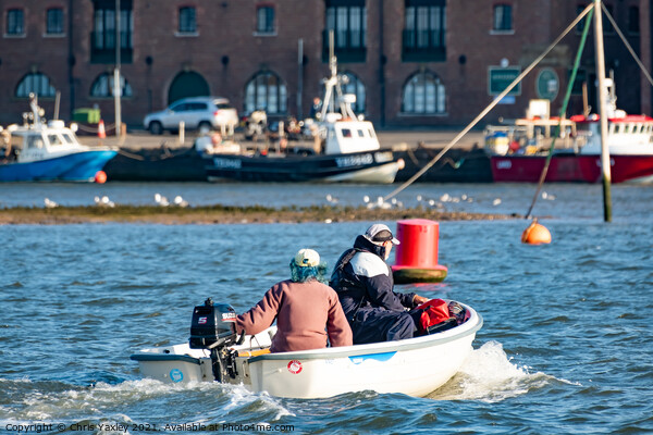 Motoring in to the Port of Wells-Next-The-Sea Picture Board by Chris Yaxley