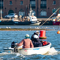 Buy canvas prints of Motoring in to the Port of Wells-Next-The-Sea by Chris Yaxley
