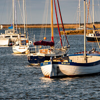 Buy canvas prints of Sunny evening in Wells-Next-The-Sea, North Norfolk coast by Chris Yaxley