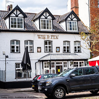 Buy canvas prints of Wig & Pen pub in the city of Norwich, Norfolk by Chris Yaxley