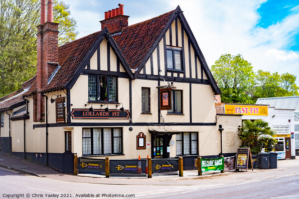 The exterior of Lollards Pit bar on Riverside Road in the city of Norwich, Norfolk Picture Board by Chris Yaxley