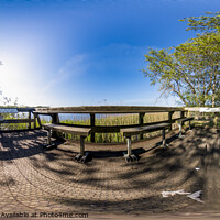 Buy canvas prints of 360 degree panorama across Filby Broad from the pu by Chris Yaxley