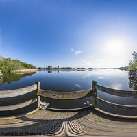 Buy canvas prints of 360 degree panorama of Filby Broads, Norfolk by Chris Yaxley