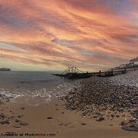 Buy canvas prints of 360 panorama of Cromer beach, Norfolk by Chris Yaxley