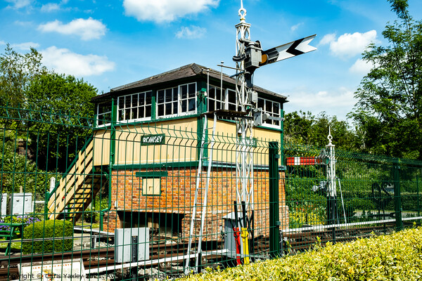 Romsey railway signal box, Hampshire Picture Board by Chris Yaxley