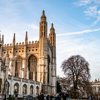 Buy canvas prints of The exterior of King’s College, Cambridge by Chris Yaxley