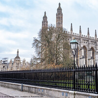 Buy canvas prints of The exterior of King's College, Cambridge by Chris Yaxley