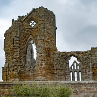 Buy canvas prints of Chapel ruins, Whitby by Chris Yaxley