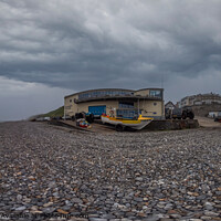 Buy canvas prints of 360 panorama of Cromer Seafront on the North Norfolk coast by Chris Yaxley