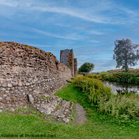 Buy canvas prints of 360 panorama of Baconsthorpe Castle, Norfolk by Chris Yaxley