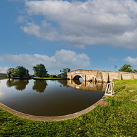 Buy canvas prints of 360 panorama from the bank of the River Thurne at Potter Heigham by Chris Yaxley