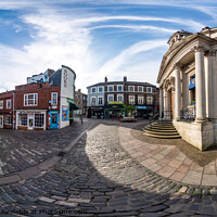 Buy canvas prints of 360 panorama captured on London Street in the city of Norwich by Chris Yaxley