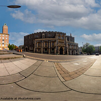 Buy canvas prints of 360 panorama captured in the Memorial Garden in the city of Norwich by Chris Yaxley