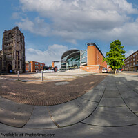 Buy canvas prints of 360 panorama captured in Norwich city centre by Chris Yaxley