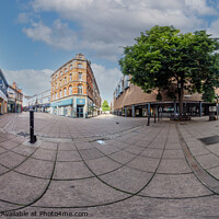 Buy canvas prints of 360 panorama of London Street, Norwich by Chris Yaxley