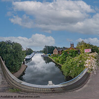 Buy canvas prints of 360 panorama of the River Ant in the Norfolk Broads by Chris Yaxley