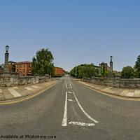 Buy canvas prints of 360 panorama captured from White Friar’s Bridge, Norwich by Chris Yaxley