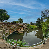 Buy canvas prints of 360 panorama captured at Bishops Bridge, Norwich by Chris Yaxley
