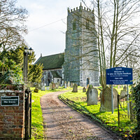 Buy canvas prints of Reedham Church, Norfolk by Chris Yaxley