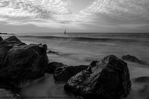 Rocks on the North Norfolk Coast Picture Board by Chris Yaxley