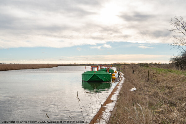 Metal workboats on the Bure, Acle Picture Board by Chris Yaxley