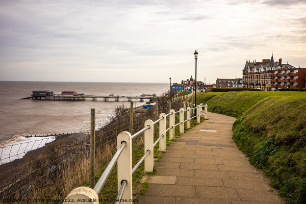 Cromer cliff tops, Norfolk coast Picture Board by Chris Yaxley