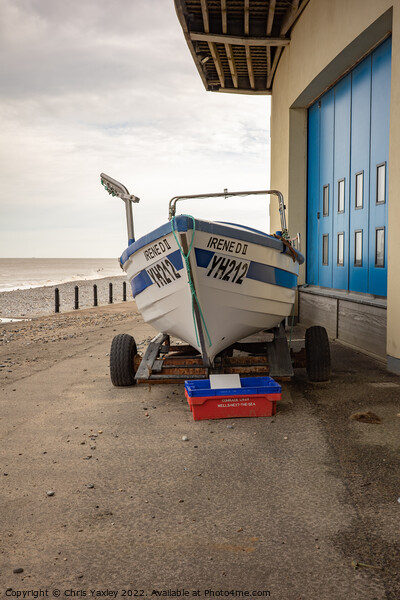 Cromer fishing boat, Norfolk Coast Picture Board by Chris Yaxley