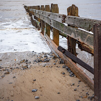 Buy canvas prints of Seaside breakers, North Norfolk coast by Chris Yaxley