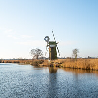 Buy canvas prints of Norfolk Windmill by Chris Yaxley