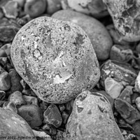 Buy canvas prints of Rock on pebble beach by Chris Yaxley