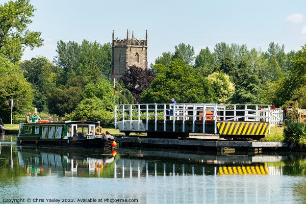 Narrow boat on the Gloucester Sharpness Canal, Gloucestershire Framed Print by Chris Yaxley