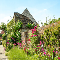 Buy canvas prints of English country garden by Chris Yaxley