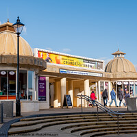 Buy canvas prints of The entrance to Cromer Pier, Norfolk  by Chris Yaxley