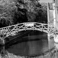 Buy canvas prints of The Mathematical Bridge over the River Cam in the city of Cambridge by Chris Yaxley