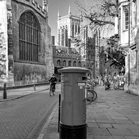 Buy canvas prints of Post Box by Chris Yaxley