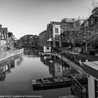 Buy canvas prints of View down the River Cam in the city of Cambridge by Chris Yaxley