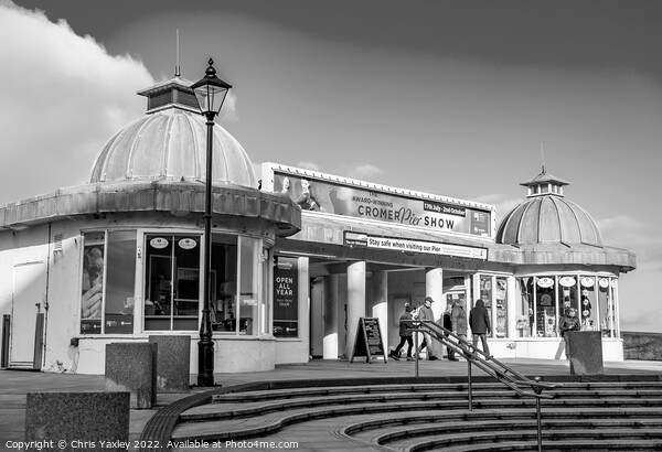 Entrance to Cromer Pier, North Norfolk Coast Picture Board by Chris Yaxley