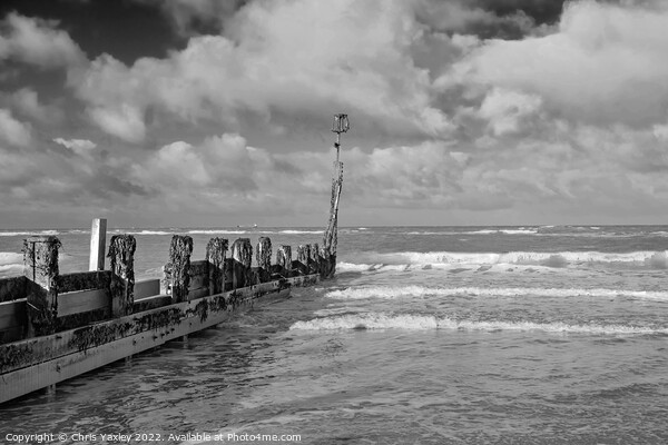 Seaside breakers Picture Board by Chris Yaxley