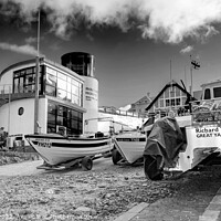 Buy canvas prints of Sea fishing life in Cromer, North Norfolk Coast by Chris Yaxley