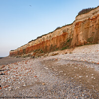 Buy canvas prints of Hunstanton cliffs by Chris Yaxley