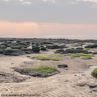 Buy canvas prints of Rock formation on Hunstanton beach by Chris Yaxley