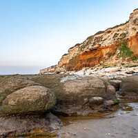 Buy canvas prints of Hunstanton beach, Norfolk coast by Chris Yaxley