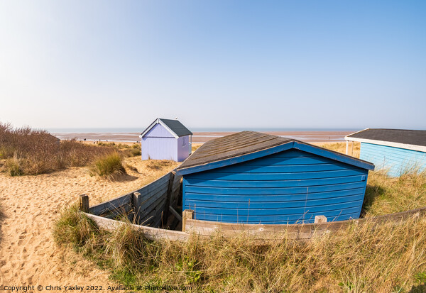 Hunstanton beach huts, North Norfolk Picture Board by Chris Yaxley