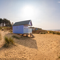 Buy canvas prints of Wooden beach hut by Chris Yaxley