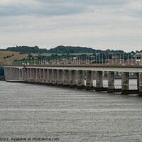 Buy canvas prints of River Tay road bridge in the city of Dundee by Chris Yaxley