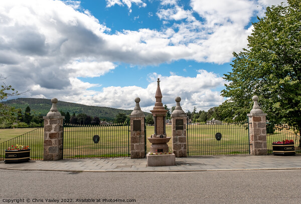 Aboyne Park entrance, Aberdeenshire Picture Board by Chris Yaxley