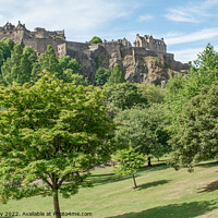 Buy canvas prints of Edinburgh Castle by Chris Yaxley