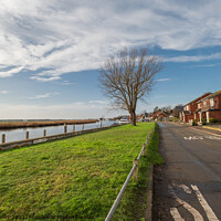 Buy canvas prints of The village of Reedham, Norfolk by Chris Yaxley