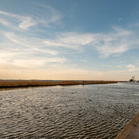 Buy canvas prints of A view down the River Yare, Norfolk Broads by Chris Yaxley