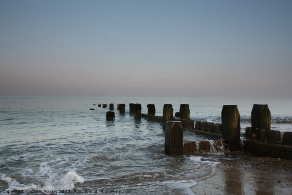 Late afternoon on the Norfolk coast Picture Board by Chris Yaxley
